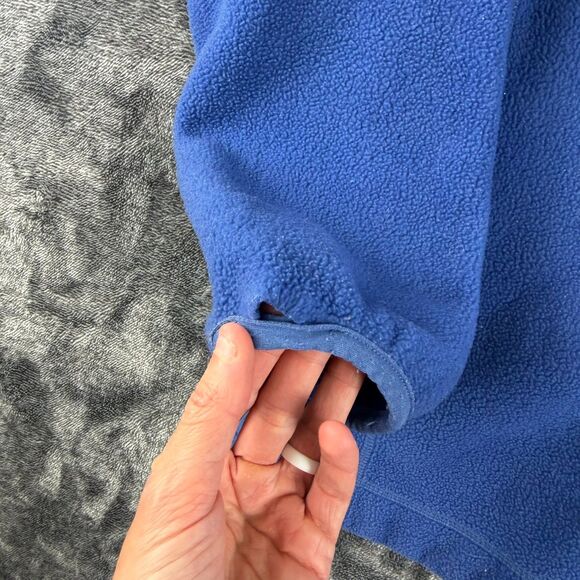 Vtg 90's Patagonia Synchilla Periwinkle Full Zip Jacket Fleece Pockets M *Read - Picture 11 of 15